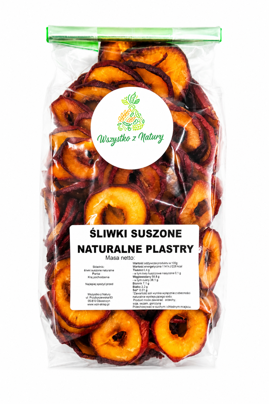 Śliwki suszone bez cukru