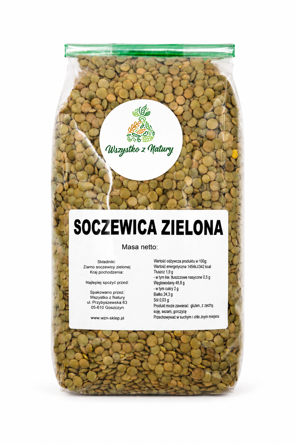 Soczewica zielona